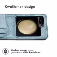 imoshion Luxe Bookcase Samsung Galaxy Z Flip 7 FE - Lichtblauw