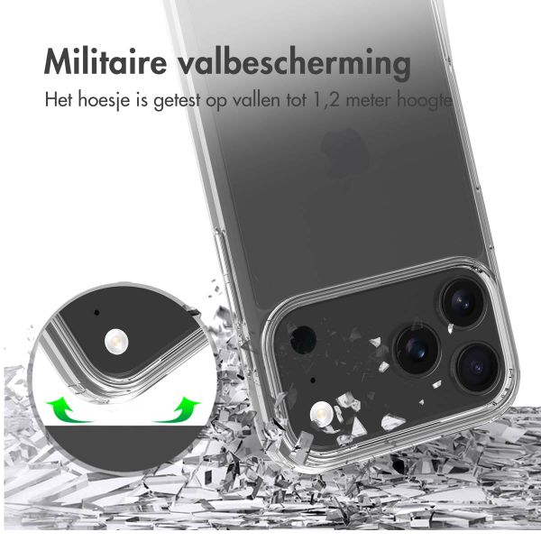 Accezz Xtreme Impact Backcover Apple iPhone 17 Pro Max - Transparant