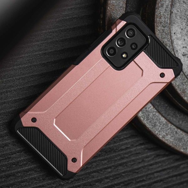 imoshion Rugged Xtreme Backcover Samsung Galaxy A03s - Rosé Goud