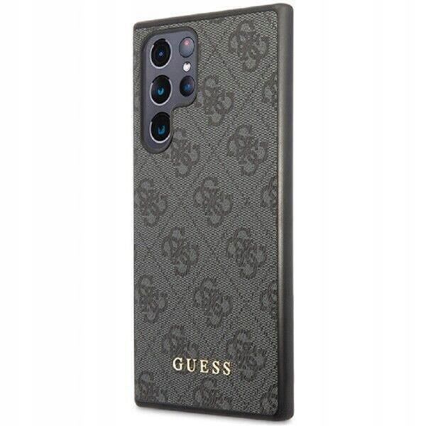 Guess 4G Classic Logo Backcover Samsung Galaxy S24 Ultra - Zwart