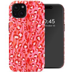 Selencia Vivid Tough Backcover met MagSafe iPhone 15 - Wild Spots Lipstick