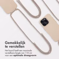 imoshion Color Backcover met afneembaar koord MagSafe Apple iPhone 16 Pro - Nude