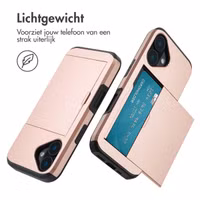 imoshion Backcover met pasjeshouder Apple iPhone 16 - Rosé Goud