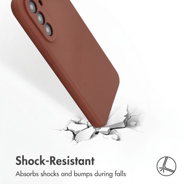 Accezz Liquid Silicone Back Cover Samsung Galaxy A37 (5G) - New Tea Brown
