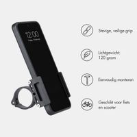 imoshion Mini Aluminium Telefoonhouder Fiets - Lichtgewicht - Universeel - Zwart