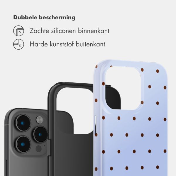Selencia Vivid Backcover Apple iPhone 15 Pro - Happy Dots Digital Sky