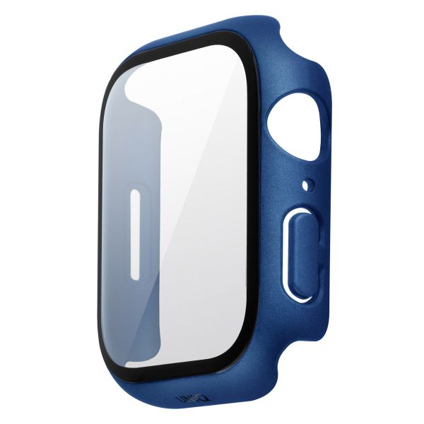 Uniq Legion Apple Watch Case met Gehard glazen screenprotector Apple Watch 7-9 - 45 mm - Cobalt Blue