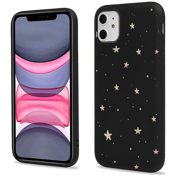 imoshion Design hoesje Apple iPhone 11 - Sterren / Zwart