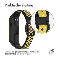 imoshion Siliconen sport bandje Samsung Galaxy Fit 2 - Zwart / Geel