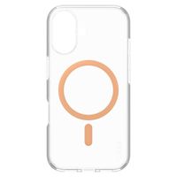 CARE by PanzerGlass Urban Combat Case MagSafe iPhone 16 - Transparant / Peach