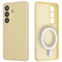 imoshion Colour Back Cover with MagSafe Samsung Galaxy S26 Plus - Vanilla