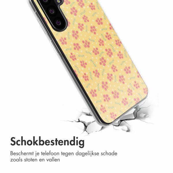 imoshion  Design hoesje Samsung Galaxy A26 - Sunny Yellow Petite Flowers