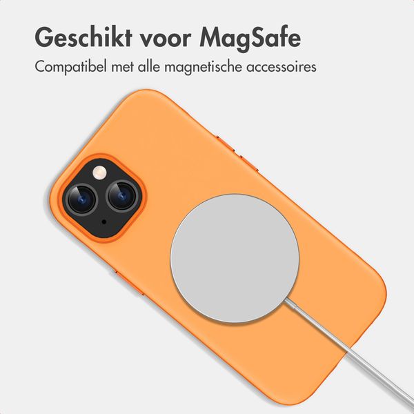 imoshion Color Backcover met Thin MagSafe Ring Apple iPhone 15 - Oranje