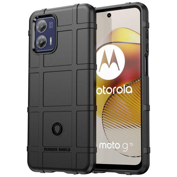 imoshion Rugged Shield Backcover Motorola Moto G73 - Zwart