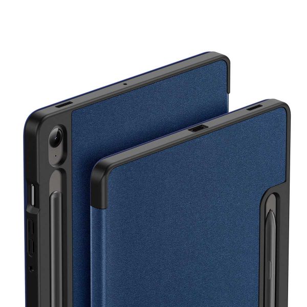 Dux Ducis Domo Bookcase Samsung Galaxy Tab S10 FE / S9 FE - Donkerblauw