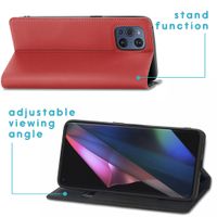 imoshion Slim Folio Bookcase Oppo Find X3 Pro 5G - Rood