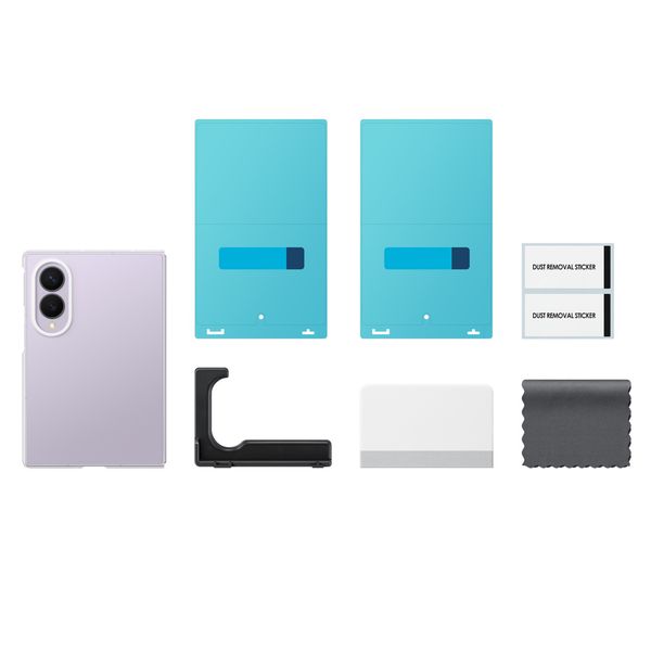 Samsung Originele Clear Case Samsung Galaxy Z Fold 8 - Transparant