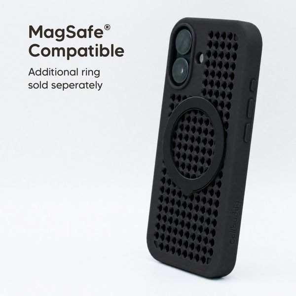 Callbuddy Hoesje met Strap Apple iPhone 17 - Epic Black