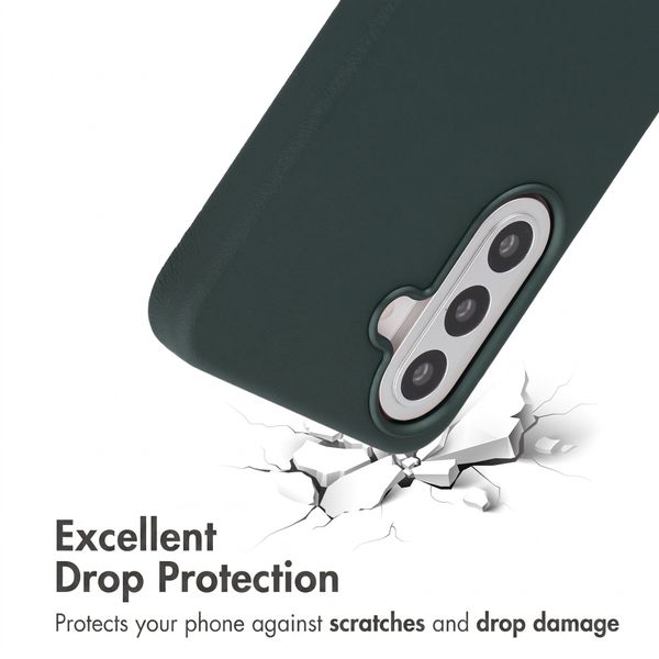 Accezz Leather Case with MagSafe Samsung Galaxy A57 (5G) - Cedar Green