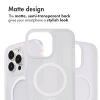 imoshion Colour Guard Back Cover with MagSafe Apple iPhone 14 Pro Max - White