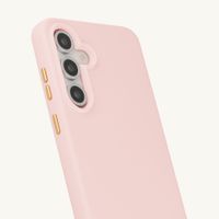 Selencia Rivièra MagSafe Backcover met afneembare haakjes Samsung Galaxy S24 FE - Sorbet Pink