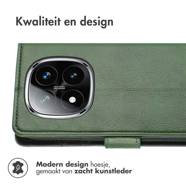 imoshion Luxe Bookcase Xiaomi Redmi Note 14 Pro Plus (5G) - Groen