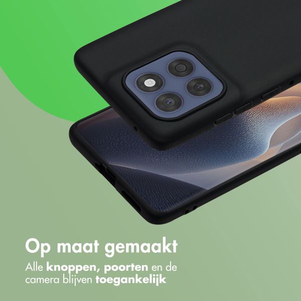 imoshion Color Backcover Motorola Edge 60 Fusion - Zwart