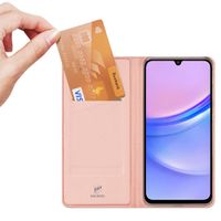 Dux Ducis Slim Softcase Bookcase Samsung Galaxy A15 (5G/4G) - Rosé Goud