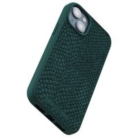 Njorð Collections Salmon Leather MagSafe Case iPhone 15 Plus - Green