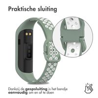 imoshion Siliconen sport bandje Samsung Galaxy Fit 2 - Groen / Wit