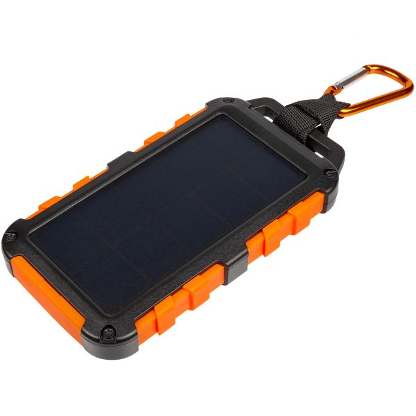 Xtorm Xtreme Series - Solar Charger Powerbank 10.000 mAh - Zwart / Oranje