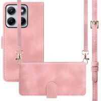 imoshion Bookcase met koord Motorola Edge 70 Fusion - Roze