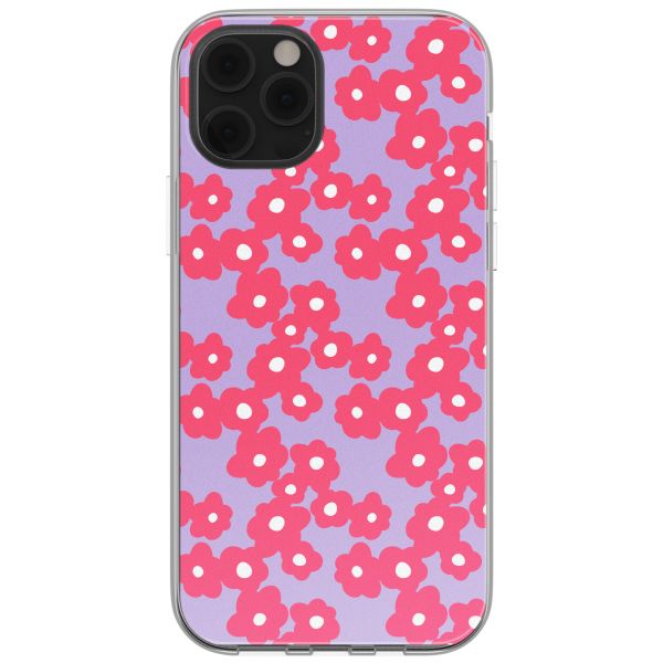 imoshion  Design hoesje iPhone 12 (Pro) - Dusty Rose Blossoms