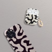 Selencia Vivid case  Apple AirPods 1 / 2 - Art Wave Black