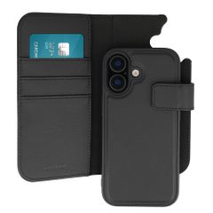 imoshion Uitneembare 2-in-1 Luxe Bookcase Apple iPhone 16 - Zwart