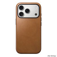 Nomad Modern Leather Case met MagSafe Apple iPhone 17 Pro - English Tan