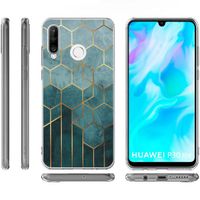 imoshion Design hoesje Huawei P30 Lite - Patroon - Groen