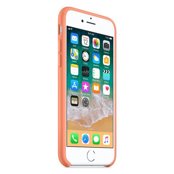 Apple Silicone Backcover Apple iPhone SE (2022 / 2020) / 8 / 7 - Peach