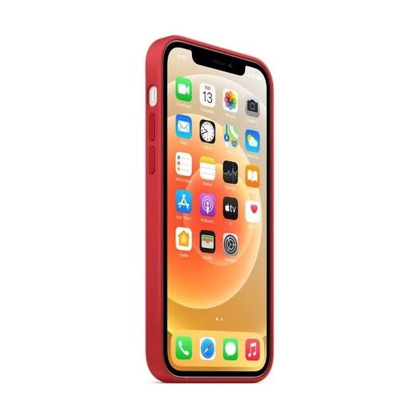 Apple Silicone Backcover MagSafe Apple iPhone 12 (Pro) - Red