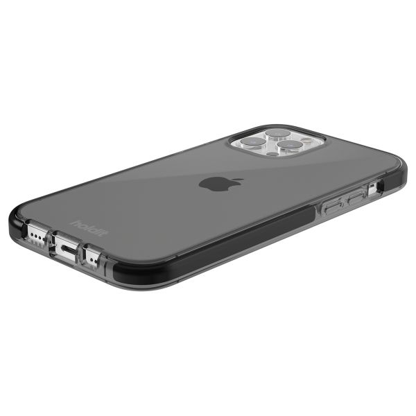 Holdit Seethru Case Apple iPhone 12 (Pro) - Zwart