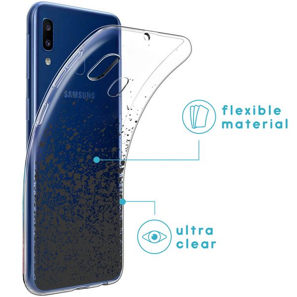 imoshion Design hoesje Samsung Galaxy A20e - Spetters - Zwart