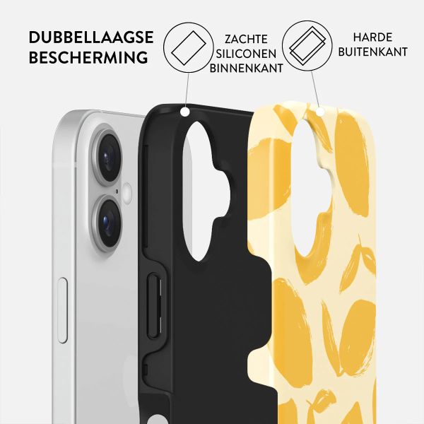 Burga Tough Backcover MagSafe Apple iPhone 16 - Lemon Tart