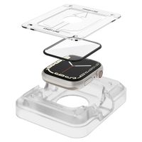 Spigen Pro Flex EZ Fit Screenprotector met applicator Apple Watch Series 7/8/9 - 41 mm - Transparant