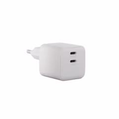 Zens Compact Oplader 2x USB-C 45W - Power Adapter - Wit