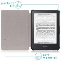 imoshion Slim Soft Case Bookcase Kobo Clara 2E / Tolino Shine 4 - Rosé Goud