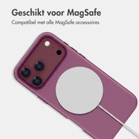 imoshion Color Backcover met Thin MagSafe Ring Apple iPhone 18 Pro Max / 17 Pro Max - Paars
