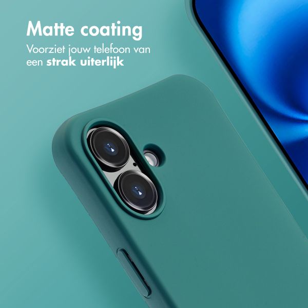 imoshion Color Backcover met afneembaar koord MagSafe Apple iPhone 16 - Donkergroen