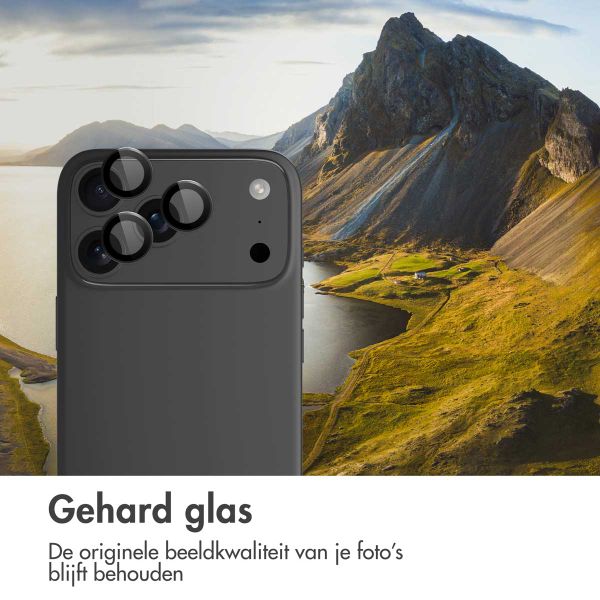 imoshion 2 Pack Camera lens protector Apple iPhone 17 Pro / 17 Pro Max - Zwart