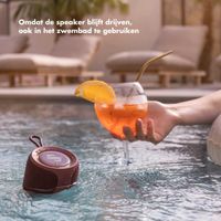 Selencia AquaPlay Bluetooth Speaker - Draadloze speaker - Waterproof - Bordeaux