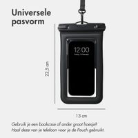 imoshion Floating Waterproof Pouch - Universeel waterdicht telefoonhoesje - Zwart